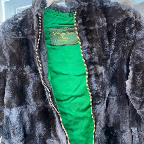 VINTAGE Real Fur Jacket by Briskin-Berk Furs - Picture 5 of 8